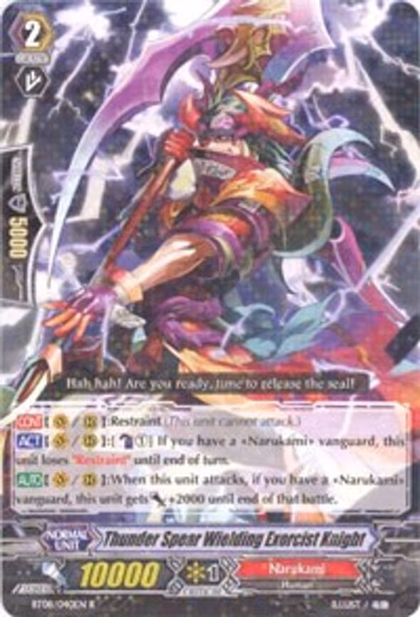 Thunder Spear Wielding Exorcist Knight - R (BT08/040EN)
