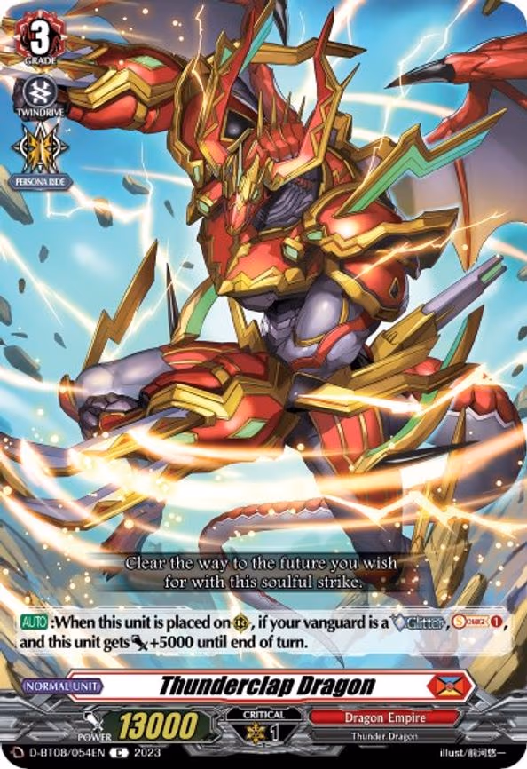 Thunderclap Dragon - C (D-BT08/054EN)