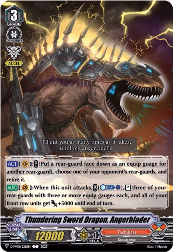 Thundering Sword Dragon, Angerblader - C (D-PV01/226EN)