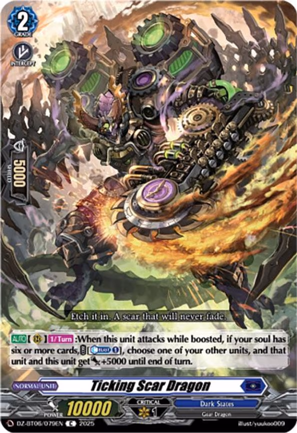 Ticking Scar Dragon - C (DZ-BT06/079EN)
