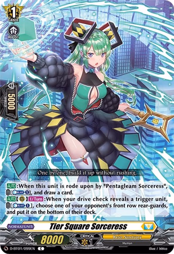Tier Square Sorceress - C (D-BT01/099EN)