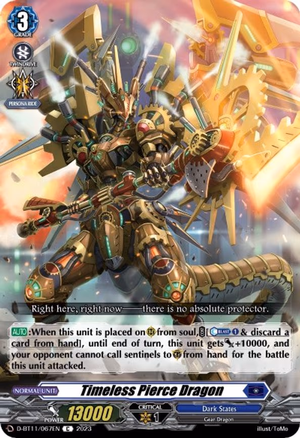 Timeless Pierce Dragon - C (D-BT11/067EN)