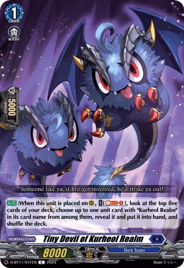 Tiny Devil of Kurheol Realm - C (D-BT11/071EN)