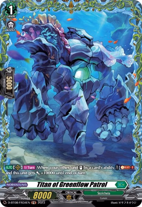 Titan of Greenflow Patrol - FR (D-BT08/FR34EN)