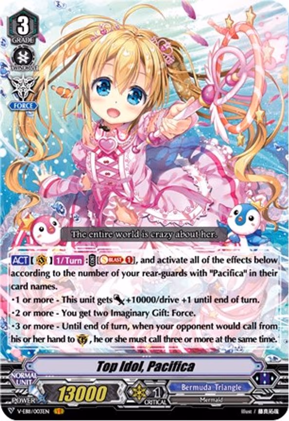 Top Idol, Pacifica - VR (V-EB11/003EN)