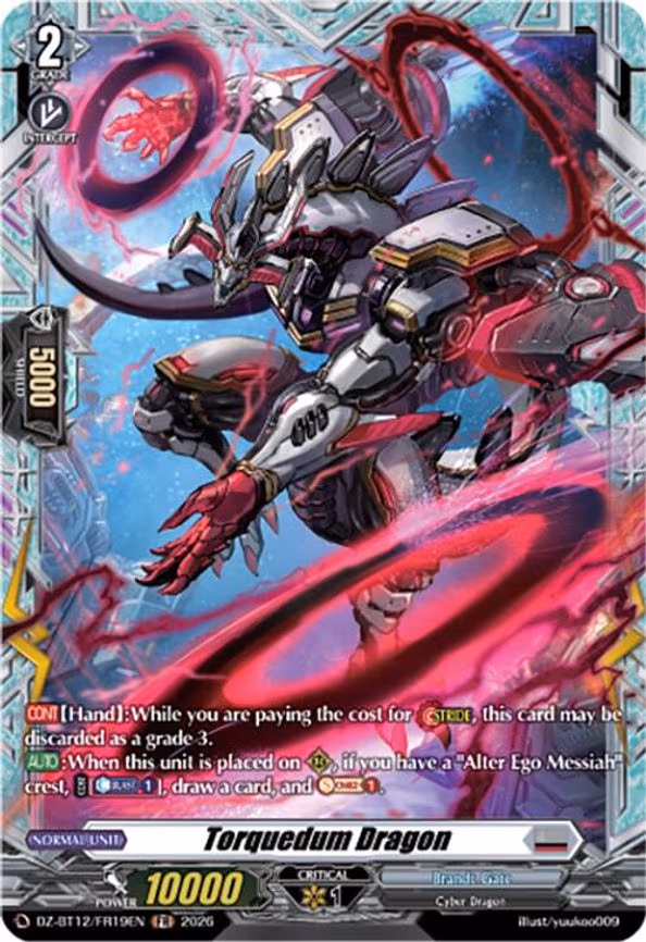 Torquedum Dragon - Frame Rare (DZ-BT12/FR19EN)