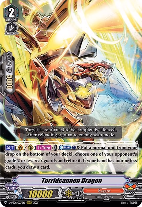 Torridcannon Dragon - RRR (D-VS01/027EN)