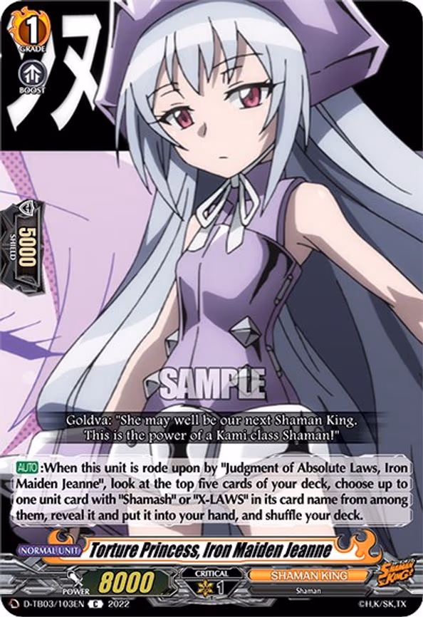 Torture Princess, Iron Maiden Jeanne - C (D-TB03/103EN)