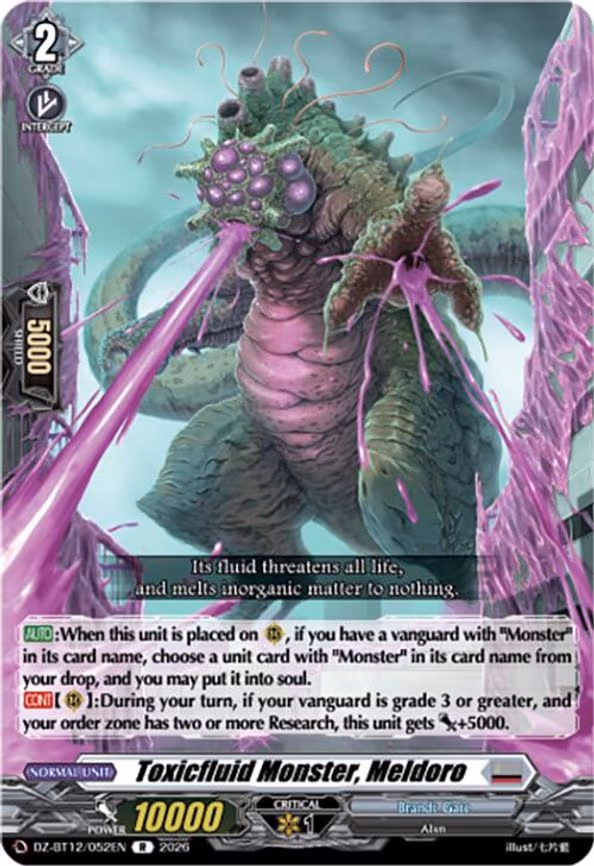 Toxicfluid Monster, Meldoro - R (DZ-BT12/052EN)