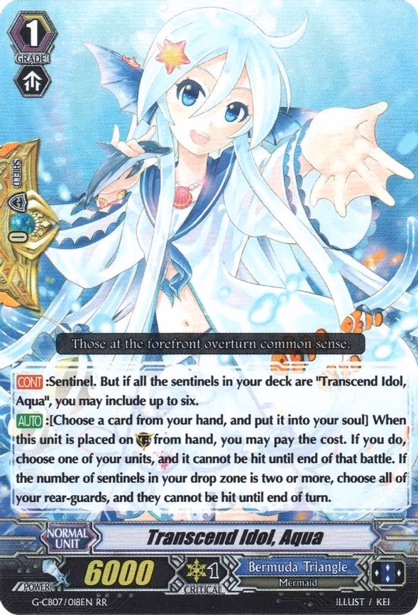 Transcend Idol, Aqua - RR (G-CB07/018EN)