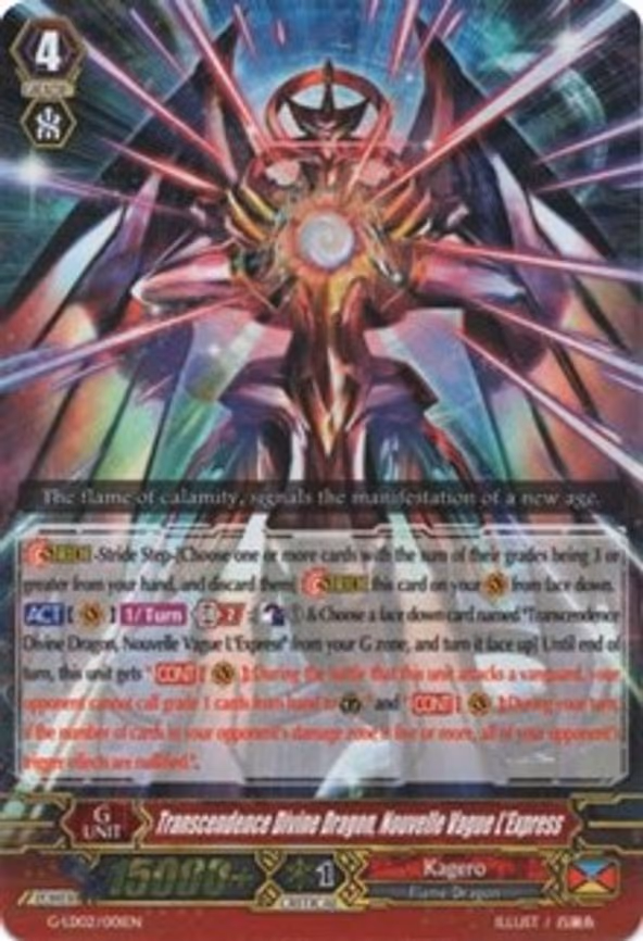 Transcendence Divine Dragon, Nouvelle Vague L'Express - RRR (G-LD02/001EN)