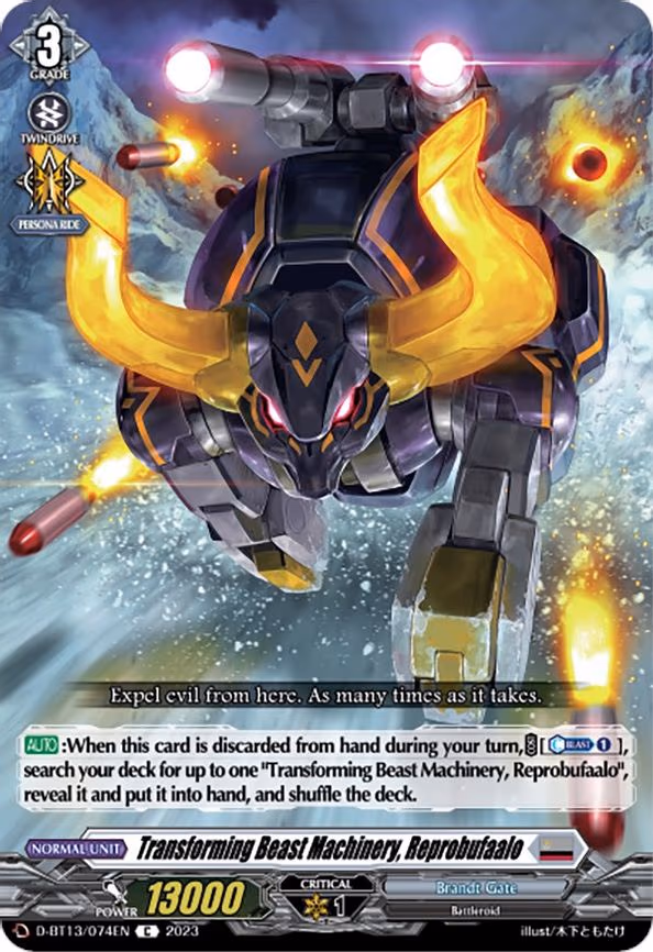 Transforming Beast Machinery, Reprobufaalo - C (D-BT13/074EN)