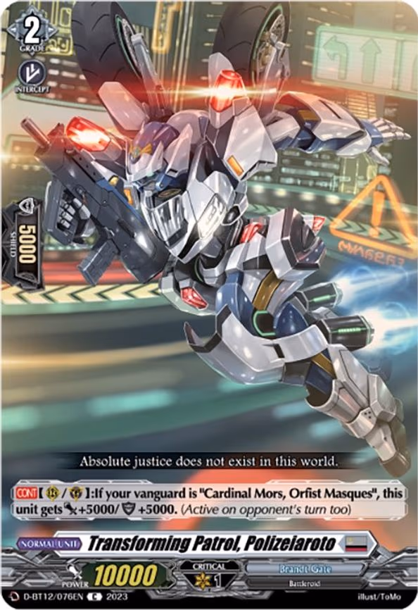 Transforming Patrol, Polizeiaroto - C (D-BT12/076EN)