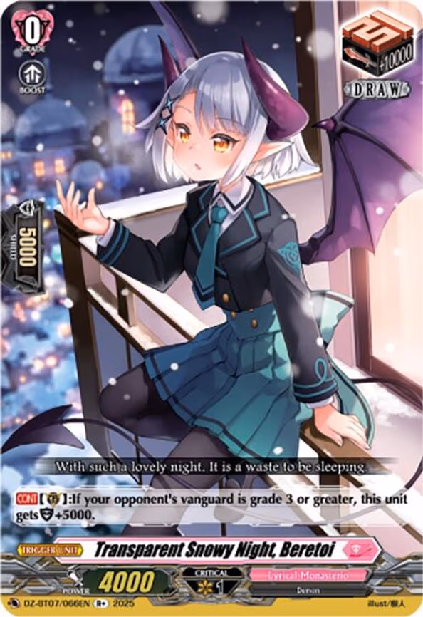 Transparent Snowy Night, Beretoi - R+ (DZ-BT07/066EN)