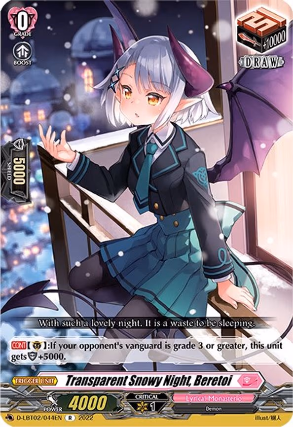Transparent Snowy Night, Beretoi - R (D-LBT02/044EN)