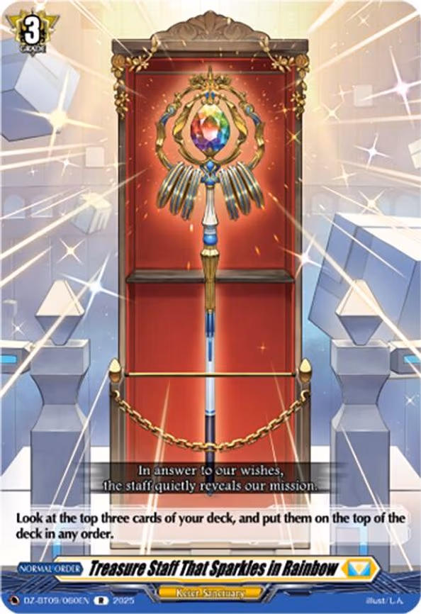 Treasure Staff That Sparkles in Rainbow - R (DZ-BT09/060EN)