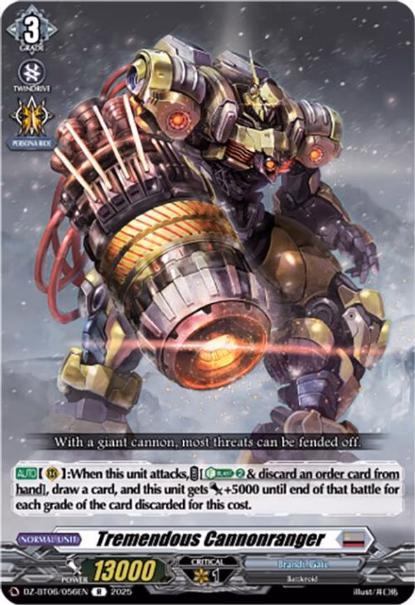 Tremendous Cannonranger - R (DZ-BT06/056EN)