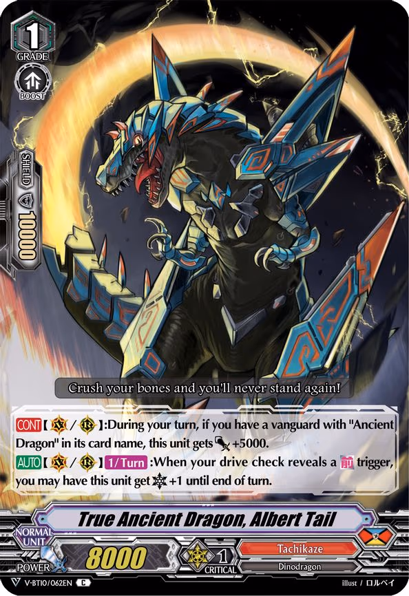 True Ancient Dragon, Albert Tail - C (V-BT10/062EN)