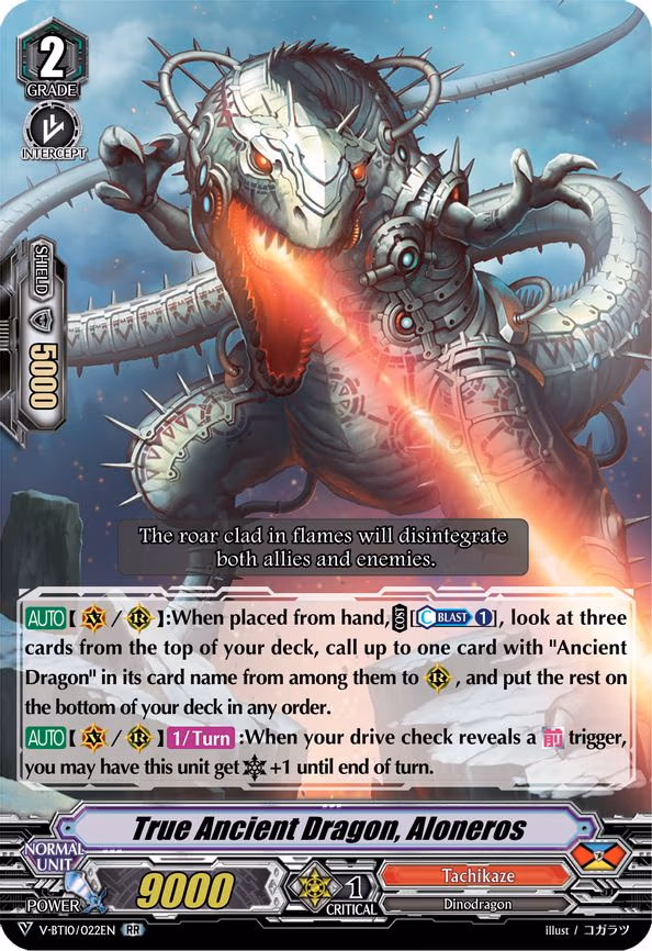 True Ancient Dragon, Aloneros - RR (V-BT10/022EN)
