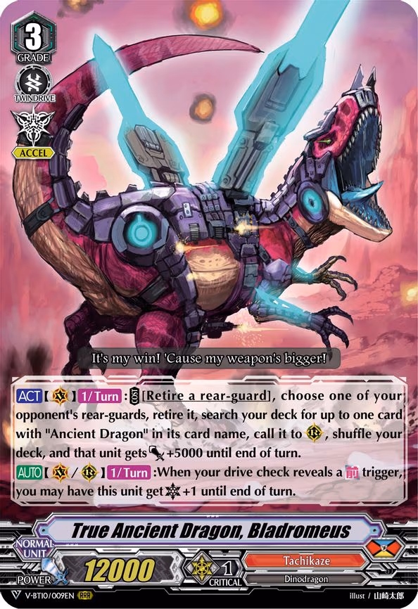 True Ancient Dragon, Bladromeus - RRR (V-BT10/009EN)