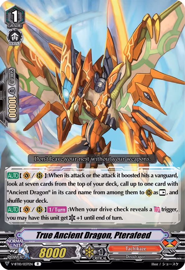 True Ancient Dragon, Pterafeed - R (V-BT10/037EN)