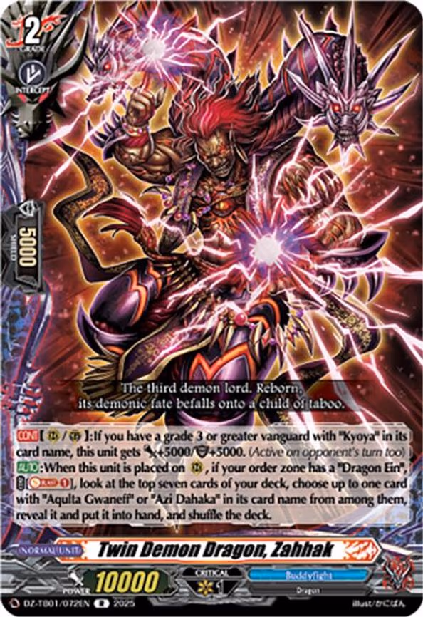 Twin Demon Dragon, Zahhak - R (DZ-TB01/072EN)