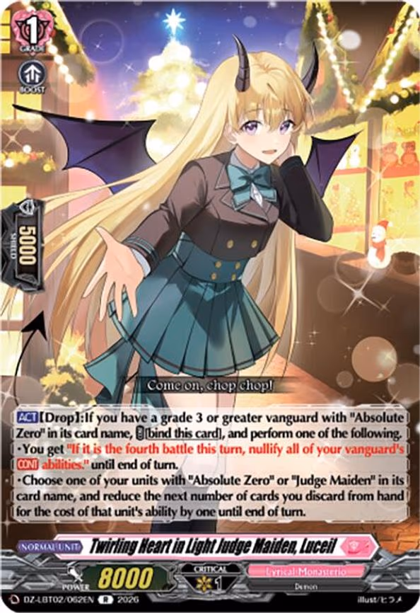 Twirling Heart in Light Judge Maiden, Luceil - R (DZ-LBT02/062EN)