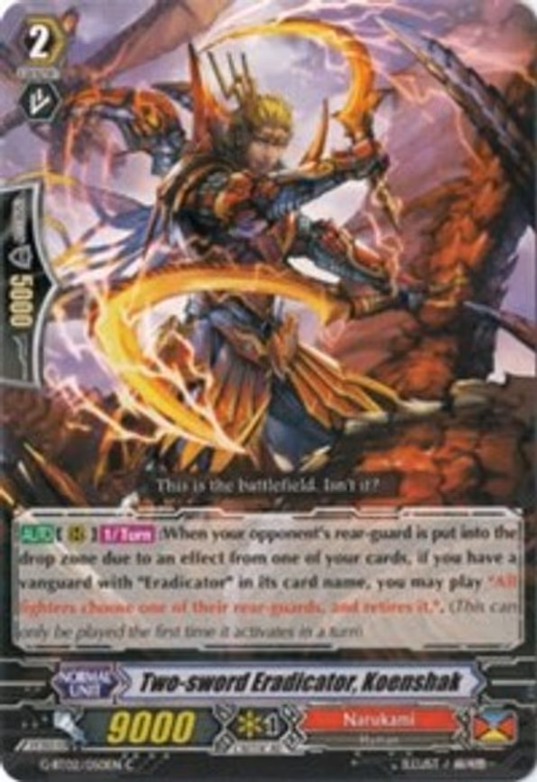 Two-sword Eradicator, Koenshak - C (G-BT02/050EN)