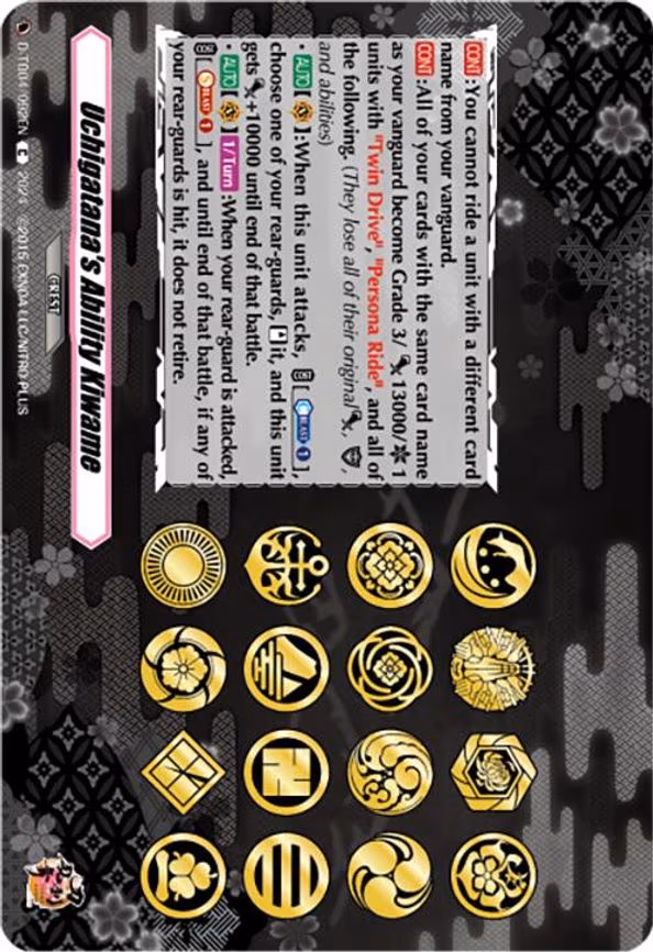 Uchigatana's Ability Kiwame - C (D-TB04/092EN)