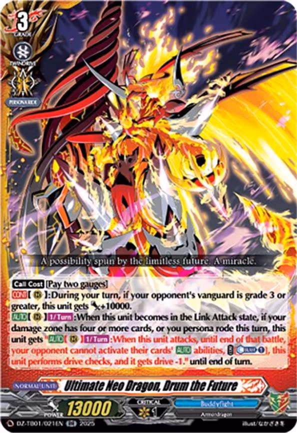 Ultimate Neo Dragon, Drum the Future - RR (DZ-TB01/021EN)