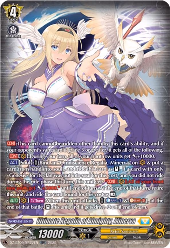 Ultimate Regalia of Almighty, Minerva