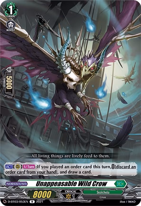 Unappeasable Wild Crow - R (D-BT03/053EN)