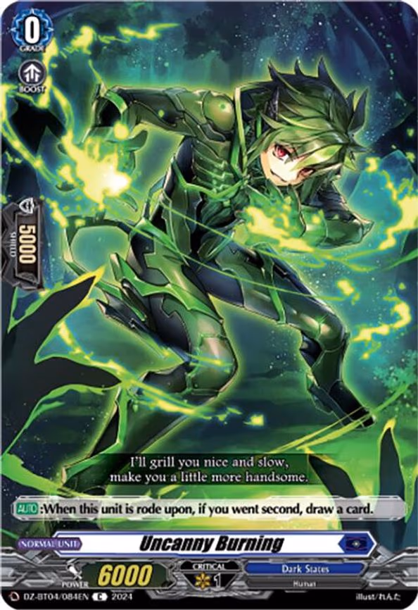 Uncanny Burning - C (DZ-BT04/084EN)
