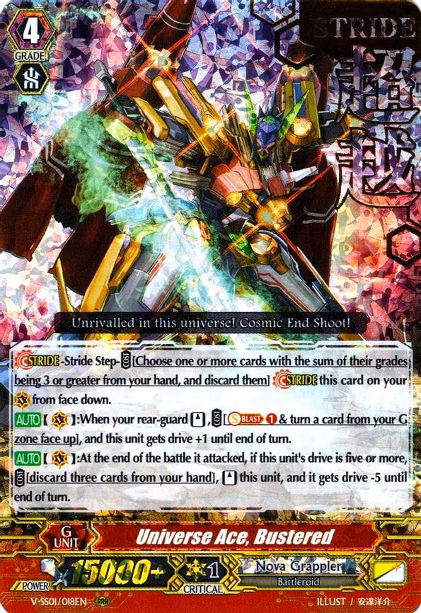 Universe Ace, Bustered (Hot Stamp) - RRR (V-SS01/018EN)