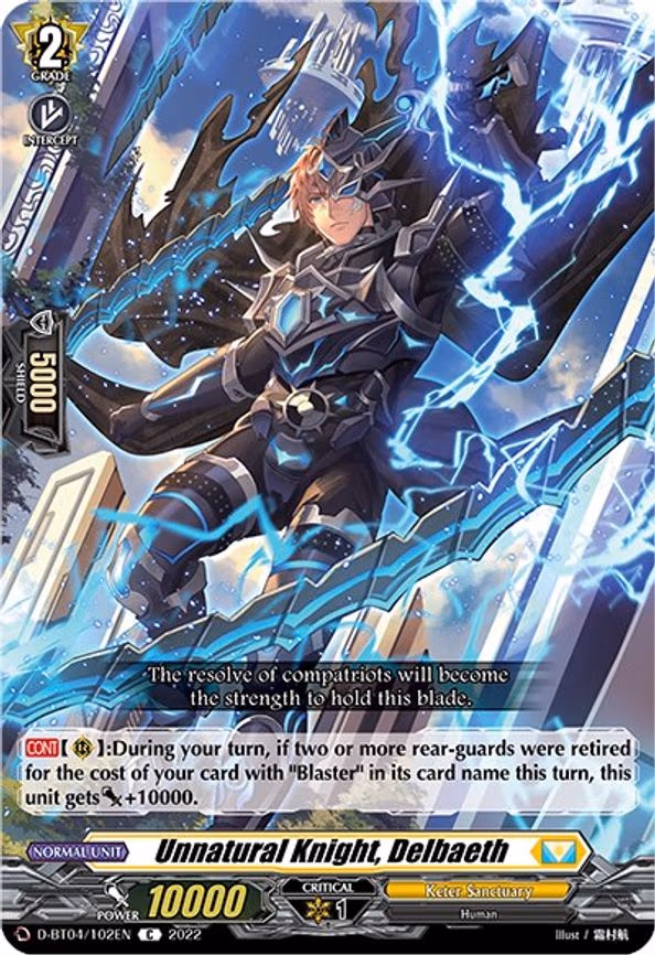 Unnatural Knight, Delbaeth - C (D-BT04/102EN)
