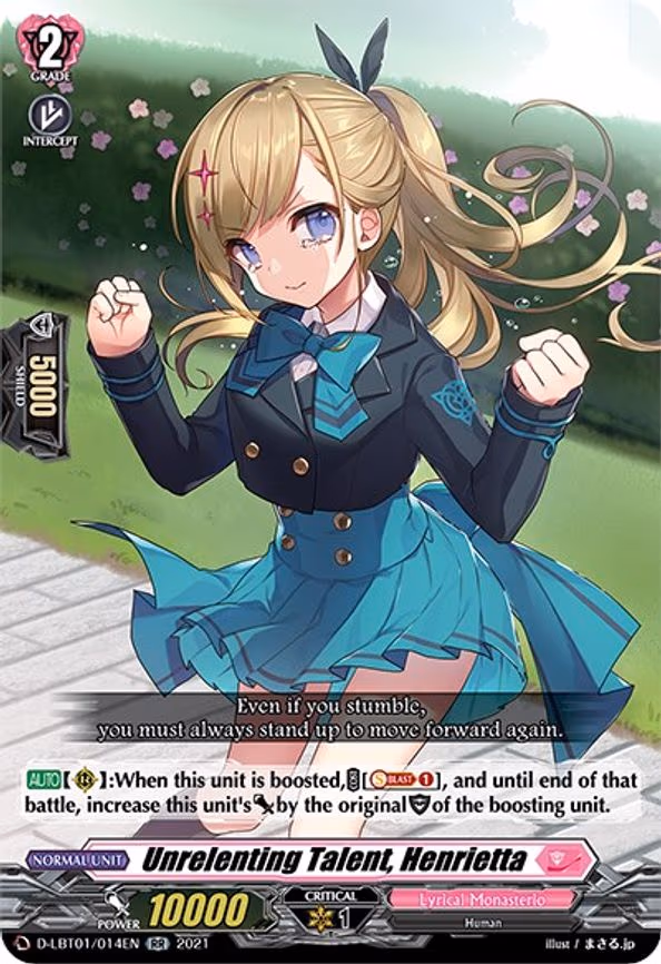 Unrelenting Talent, Henrietta - RR (D-LBT01/014EN)
