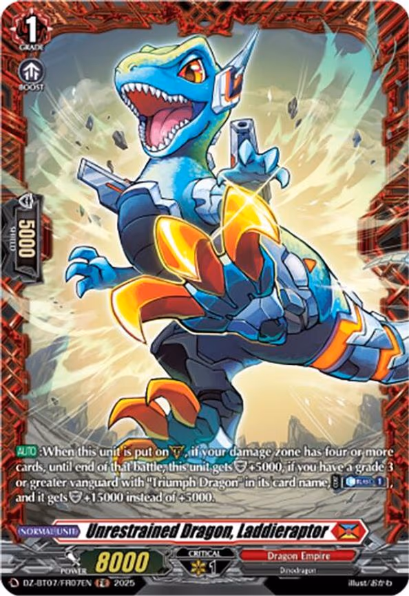 Unrestrained Dragon, Laddieraptor - FR (DZ-BT07/FR07EN)