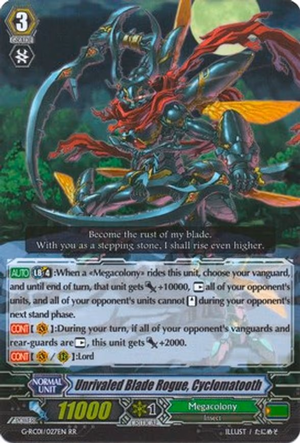 Unrivaled Blade Rogue, Cyclomatooth - RR (G-RC01/027EN)