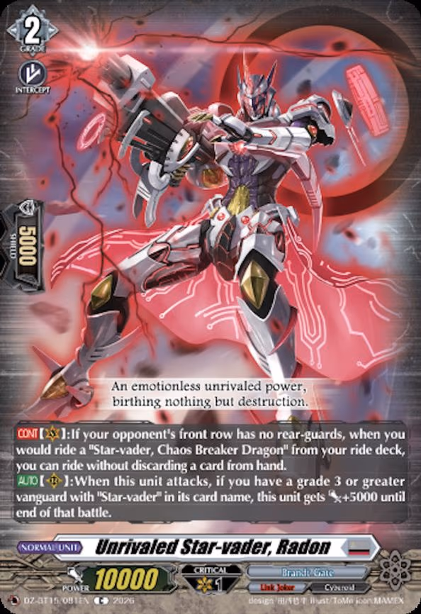 Unrivaled Star-vader, Radon - C (DZ-BT15/081EN)