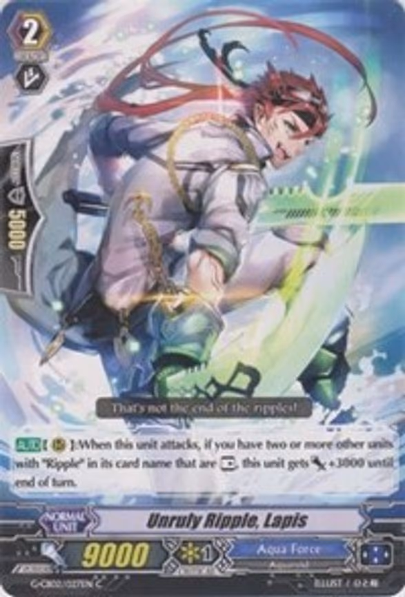 Unruly Ripple, Lapis - C (G-CB02/027EN)