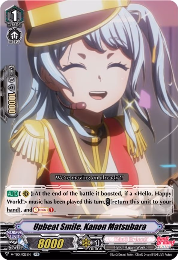 Upbeat Smile, Kanon Matsubara - RR (V-TB01/015EN)