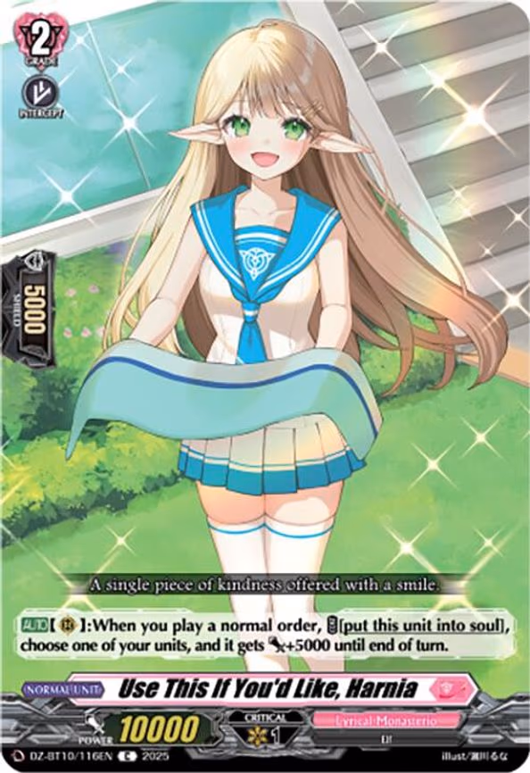 Use This If You'd Like, Harnia - C (DZ-BT10/116EN)