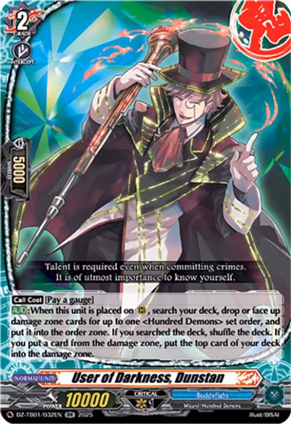 User of Darkness, Dunstan - RR (DZ-TB01/032EN)