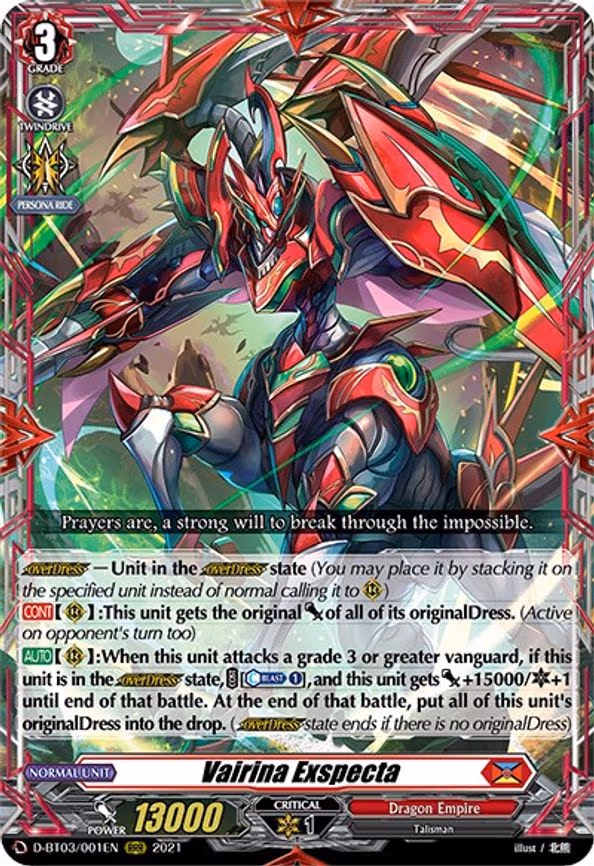 Vairina Exspecta - RRR (D-BT03/001EN)