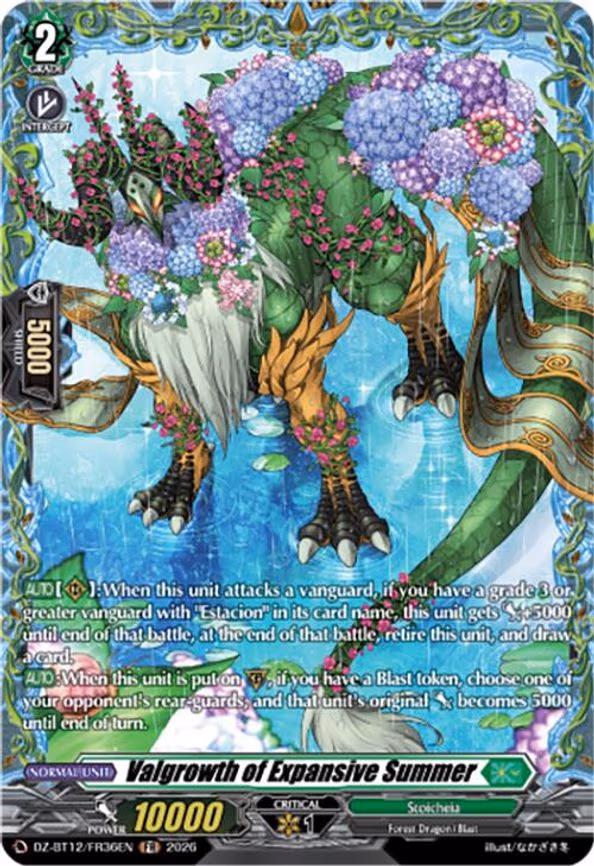 Valgrowth of Expansive Summer - Frame Rare (DZ-BT12/FR36EN)