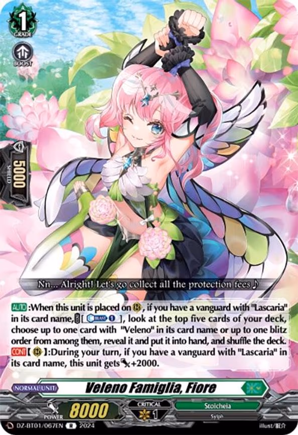 Veleno Famiglia, Fiore - R (DZ-BT01/067EN)