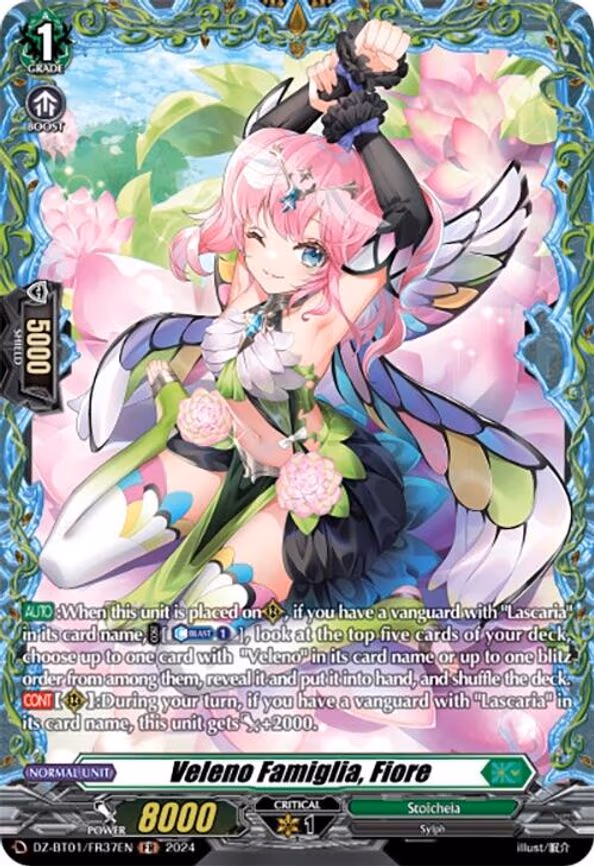 Veleno Famiglia, Fiore - FR (DZ-BT01/FR37EN)