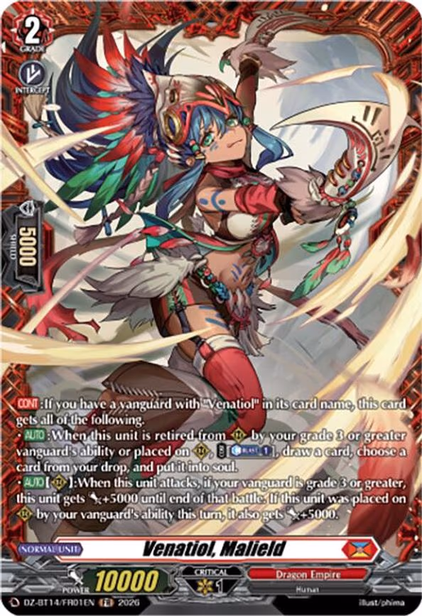Venatiol, Malield - Frame Rare (DZ-BT14/FR01EN)