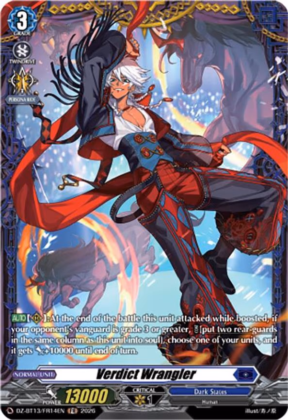 Verdict Wrangler - Frame Rare (DZ-BT13/FR14EN)
