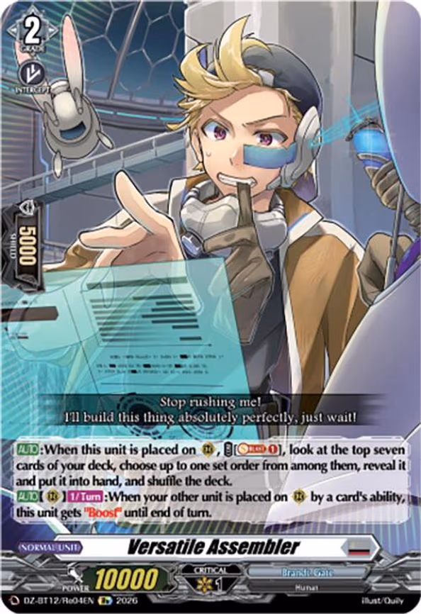 Versatile Assembler - RE (DZ-BT12/Re04EN)